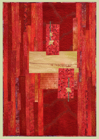 image of quilt titled "Red Will Make It Better" by Sonia Grasvik &copy; 2008