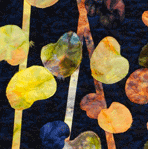 Thumbnail image of quilt titled "The Beauty of Decay: Lichens" by Meg Blau &copy; 2008