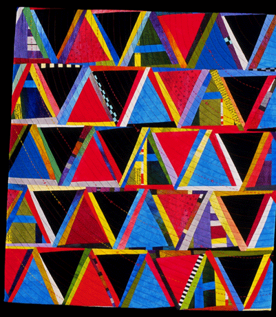 image of quilt titled "Eternal Triangles" by Carol Jerome © 2008