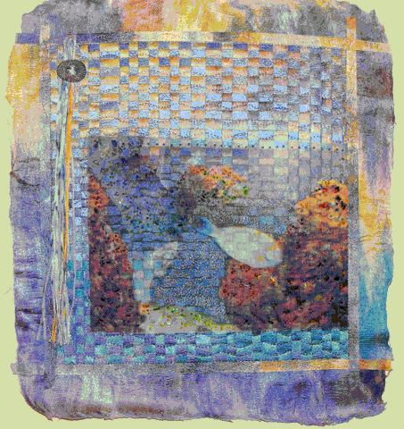 Image of quilt titled "Maui Ocean Center" by Margaret Wheeler
