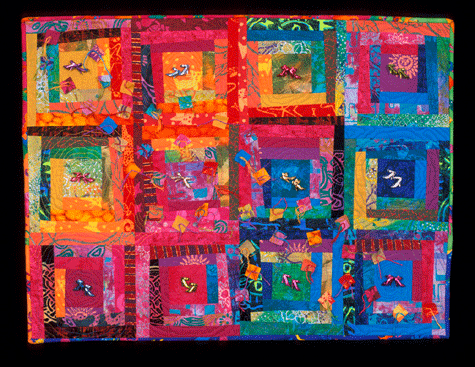 image of quilt titled "Barbi's Mexican Holiday" by Giselle Blythe
