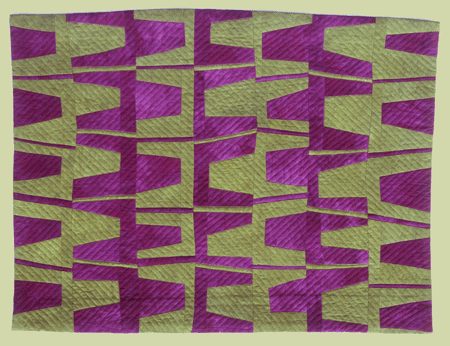 image of quilt titled "Green Grape" by Louise Harris