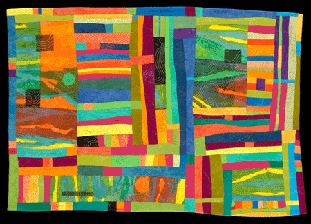 image of quilt titled "July" by Jo Van Patten © 2009