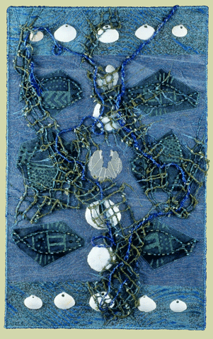 image of quilt titled "Please Don't Litter" by Giselle Blythe © 2007