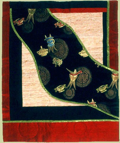 image of quilt titled "Ritual Vessels" by Mical Middaugh © 2001
