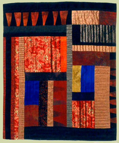 image of quilt titled "Celebration" by Janet Steadman © 2001