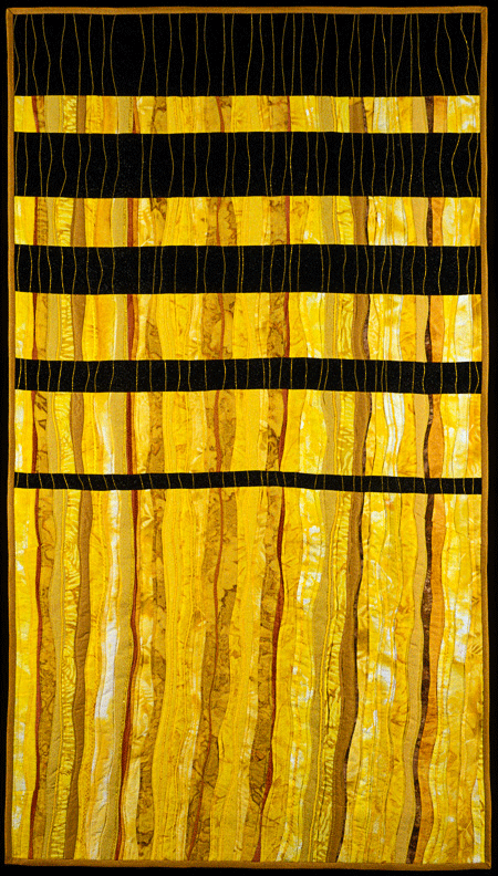 image of quilt titled "Longing for Long Sunny Days (before Winter Solstice)" by Barbara O'Steen © 2005