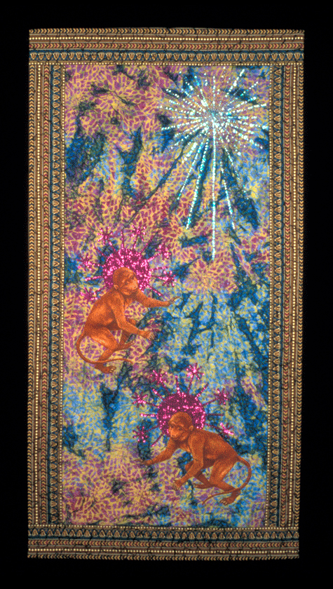 image of quilt titled "Monkey Mystery" by Patti Shaw