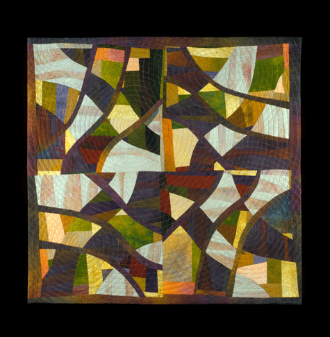 image of quilt titled "The Good Earth" by Janet Steadman