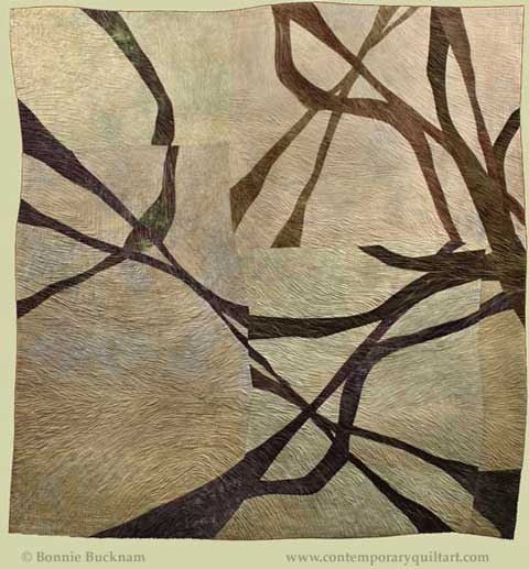 Image of "Thicket" quilt by Bonnie Bucknam.