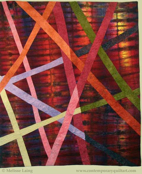 Image of "Stick with Me" quilt by Melisse Laing.
