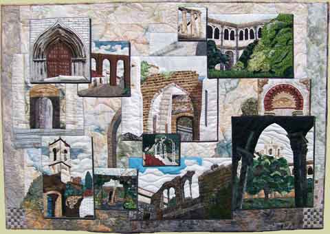 Image of "Portals: Portugal" quilt by Ruth Vincent
