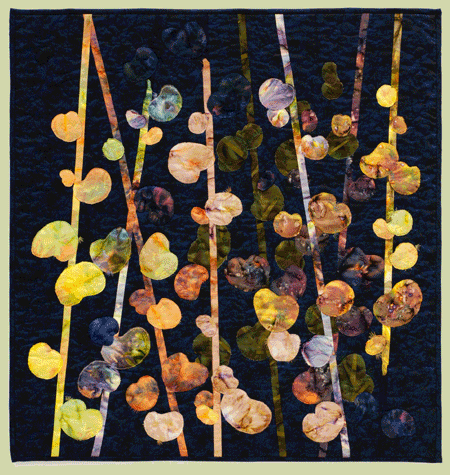 Image of "Beauty of Decay: Lichens" quilt by Meg Blau, juror