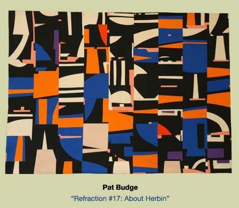 image of "Refraction #17" quilt by CQA member Pat Budge