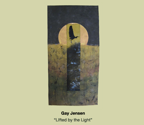 Image of "Lifted by the Light" quilt by Gay Jensen