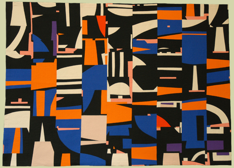 image of quilt titled "Refraction 17_About Herbin" by Pat Budge