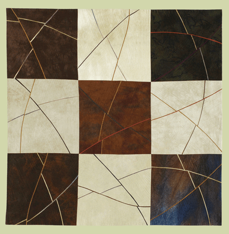 image of quilt titled "Furrows" by Pat Hedwall &copy; 2009