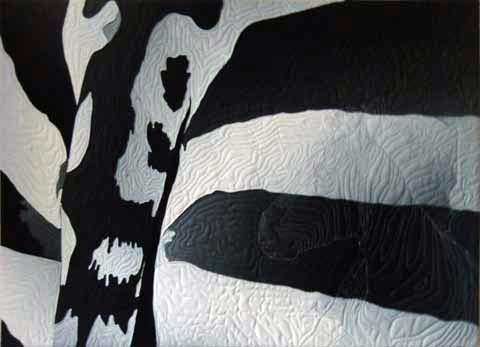 Jan Thompson -  Rear View Series: Zebra