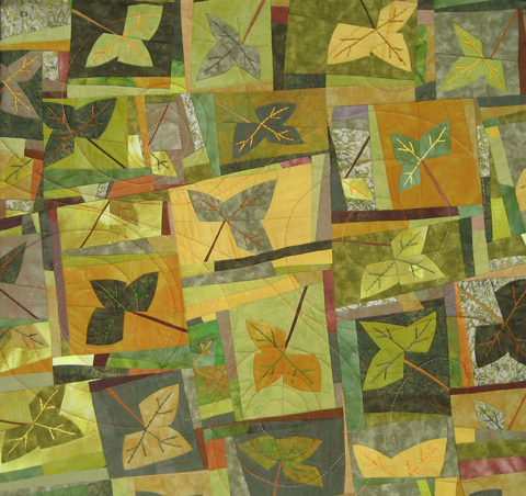 Image of quilt titled “Transitioning” by Roberta Andresen 