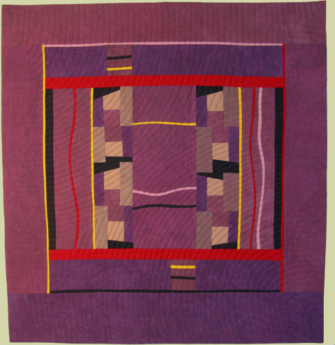 Image of quilt titled “Balance/Unbalance” by Donna DeShazo 