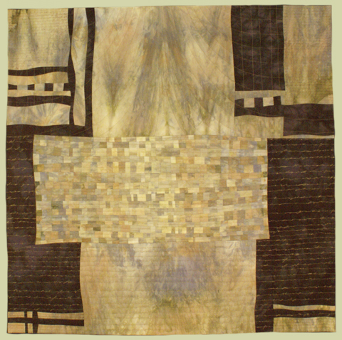 Image of quilt titled “Breath of Time” by Lisa Jenni 