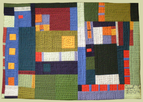 Image of quilt titled “Aerial View 1” by Carol To 