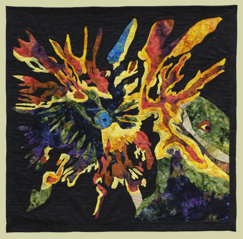 Image of quilt titled “Romantic Venus” by Meg Blau 