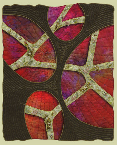 Image of quilt titled “Happy Trails” by Sonia Grasvik 