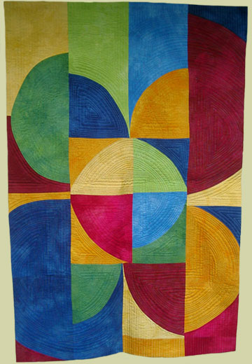Image of quilt titled “InCircle” by Melisse Laing 