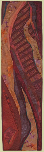 Image of quilt titled “Terwilliger Curves” by Barbara O’Steen 