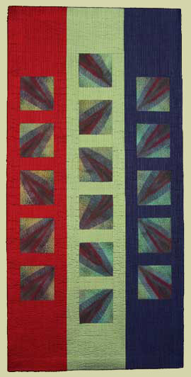 Image of quilt titled "Valencia," by Bonny Brewer