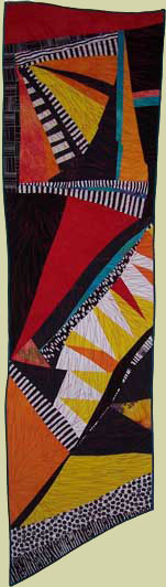 Image of quilt titled "Road to the Sky," by Bonnie Bucknam