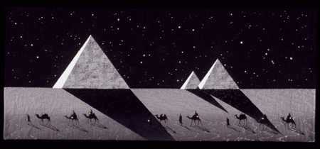 image of quilt titled "Desert Knights" by Bonny Brewer &copy; 2008