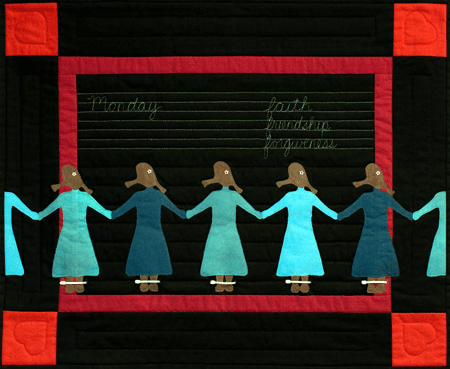 image of quilt titled "Amish Schoolhouse" by Sharon Rowley &copy; 2008