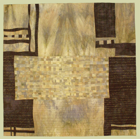 Image of quilt titled “Breath of Time” by Lisa Jenni 