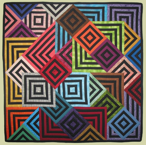 Image of quilt titled “Overscheduled” by Gabrielle McIntosh 