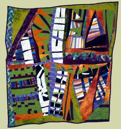 Image of quilt titled "Pointers" by Bonnie Bucknam