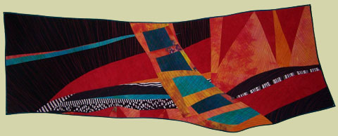 Image of quilt titled "Road to the Sky" by Bonnie Bucknam