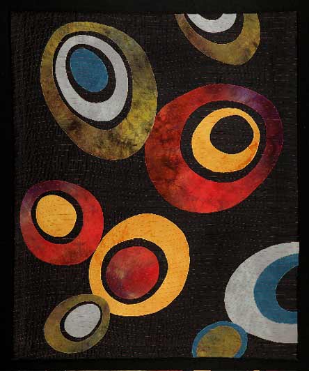 Image of quilt titled "Chance Encounters III" by Carol Jerome