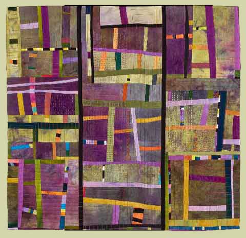 Image of quilt titled "Evening Delight," by Carol Jerome