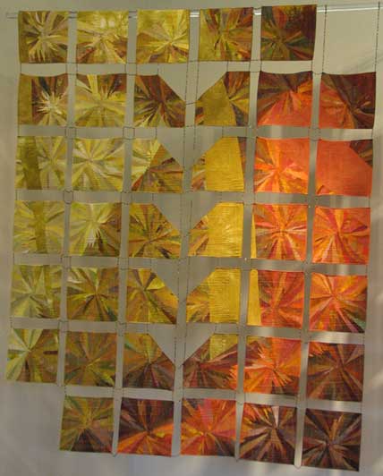 Image of quilt titled "Sorok," by Melisse Laing