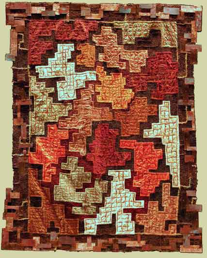 Image of quilt titled "Encased, Encased, Encased," by Lynne Rigby