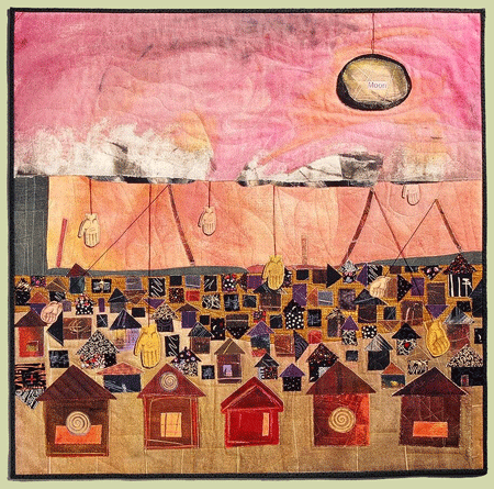 image of quilt titled "Now I Lay Me Down to Sleep" by Marie Jensen © 2006
