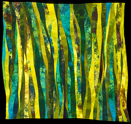 image of quilt titled "Kelpbed II" by Janet Kurjan © 2005