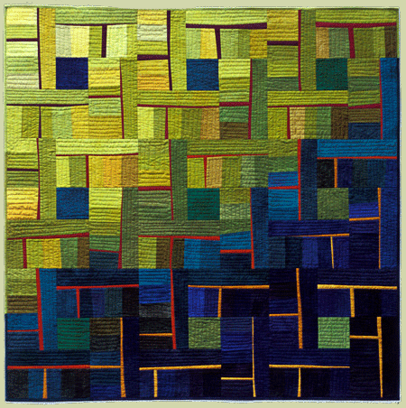 image of quilt titled "Light into the Deep" by Cory Volkert © 2005