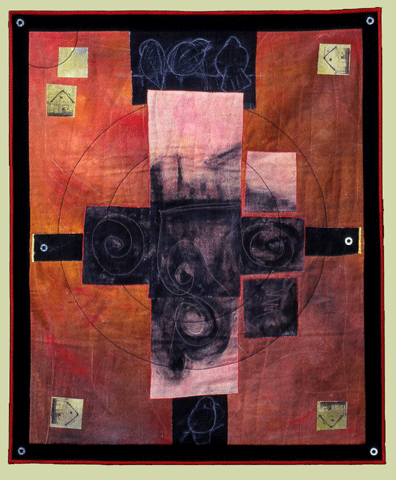 image of quilt titled "February" by Marie Jensen © 2007