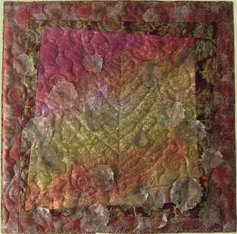 Image of "Remains of Autumn" quilt by Giselle Blythe
