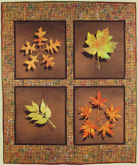 Image of "Leaf Sampler" quilt by Colleen Wise