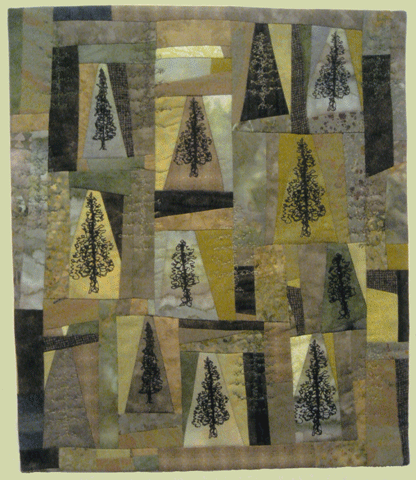 image of quilt titled "Forest II" by Roberta Andresen © 2008