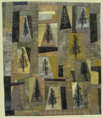 image of quilt titled "Forest II" by Roberta Andresen &copy; 2008